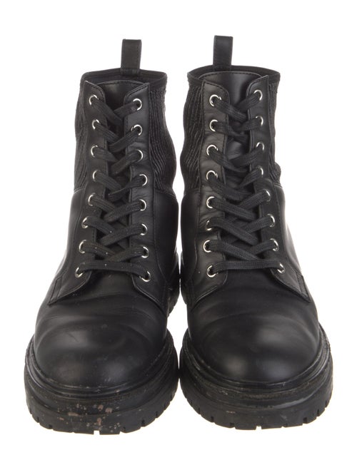 Gianvito Rossi Leather Combat Boots