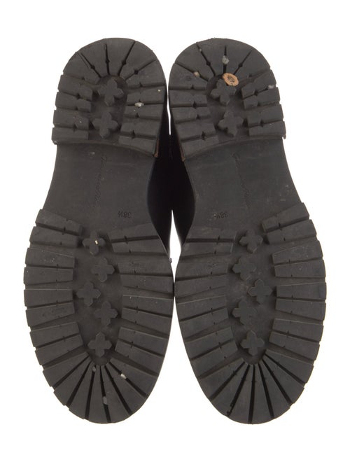 Gianvito Rossi Leather Combat Boots