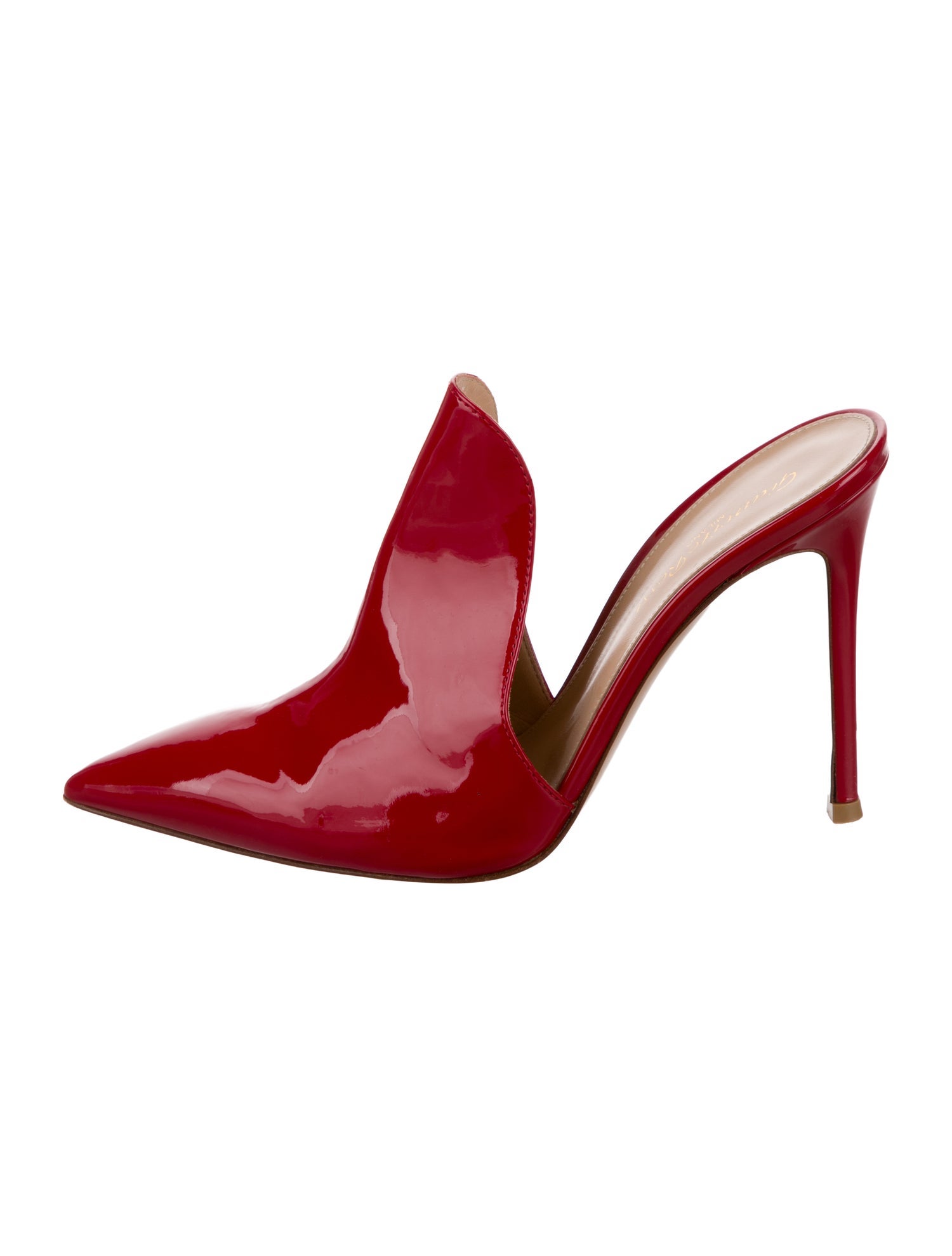 Gianvito Rossi Patent Leather Mules