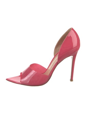 Gianvito Rossi Patent Leather D'Orsay Pumps