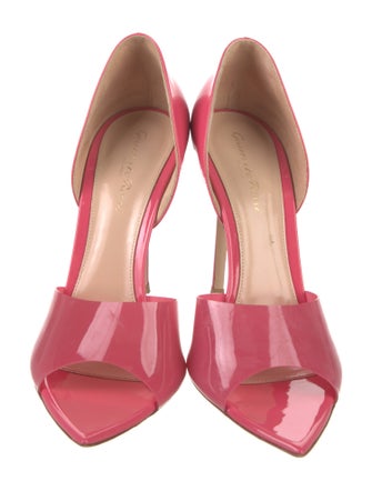 Gianvito Rossi Patent Leather D'Orsay Pumps