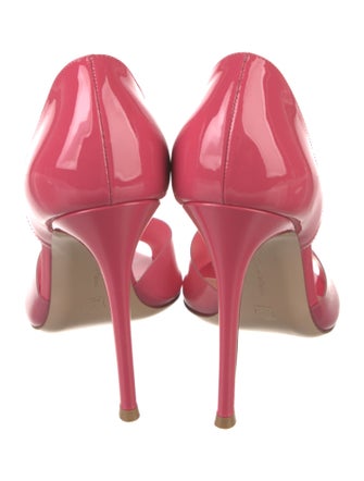 Gianvito Rossi Patent Leather D'Orsay Pumps