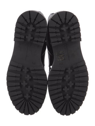 Gianvito Rossi Leather Cutout Accent Combat Boots