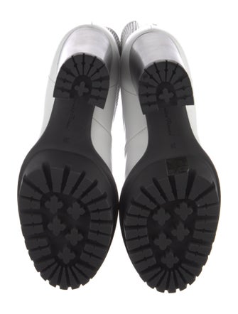 Gianvito Rossi Leather Combat Boots