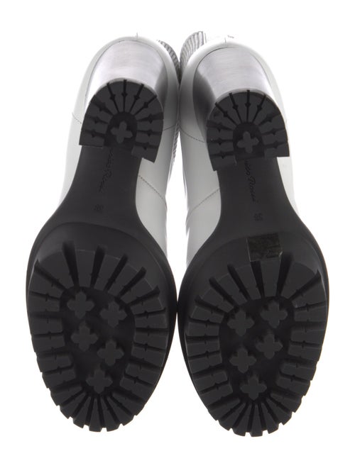 Gianvito Rossi Leather Combat Boots