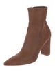 Gianvito Rossi Suede Sock Boots