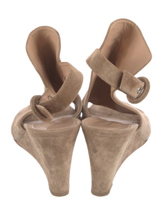 Gianvito Rossi Suede Slingback Sandals