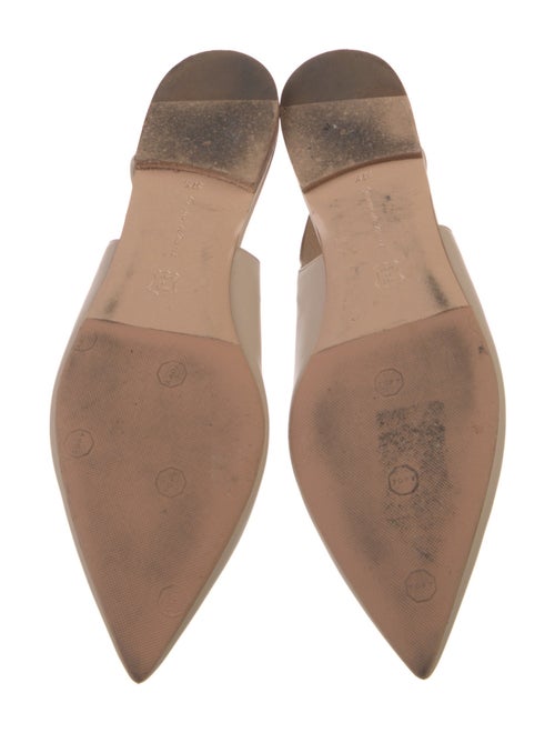 Gianvito Rossi Leather Slingback Flats