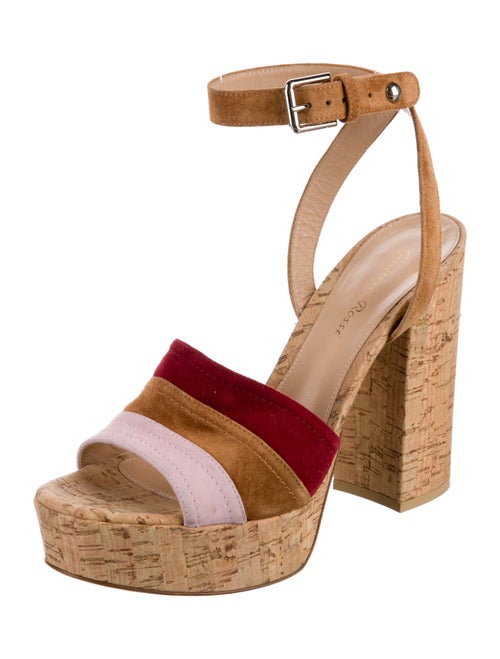 Gianvito Rossi Animal Print Sandals