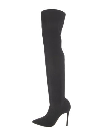Gianvito Rossi Glitter Accents Sock Boots