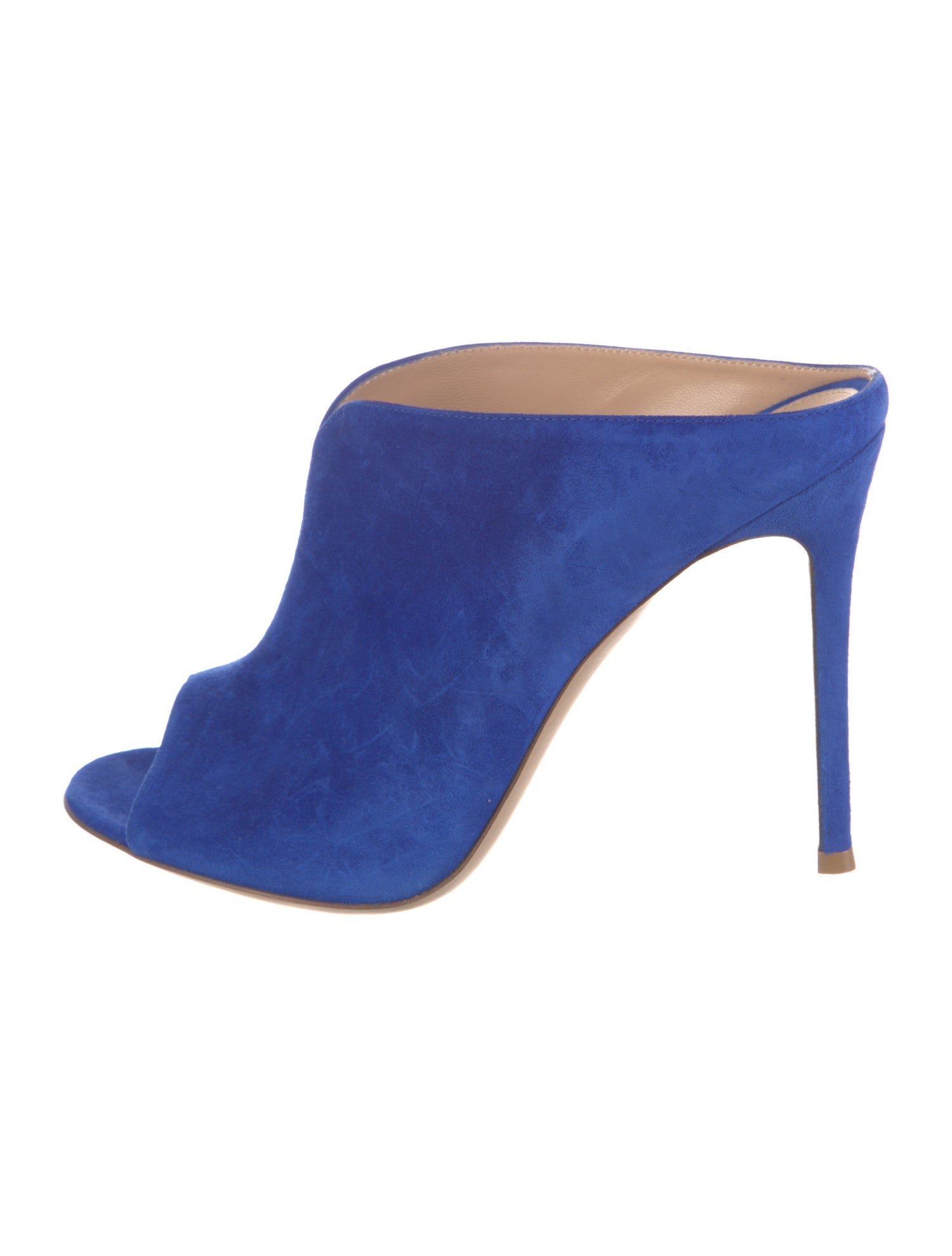 Gianvito Rossi Suede Slides