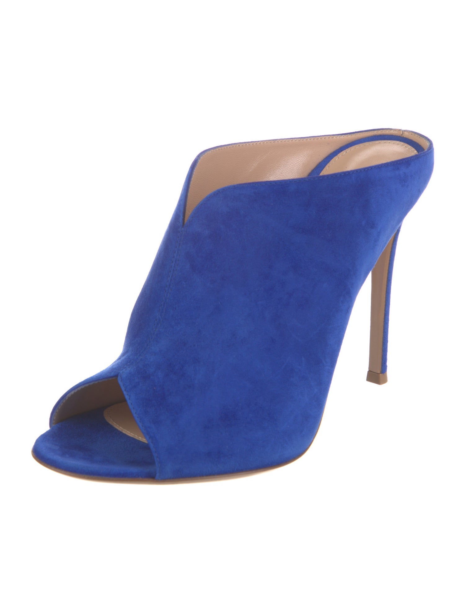 Gianvito Rossi Suede Slides