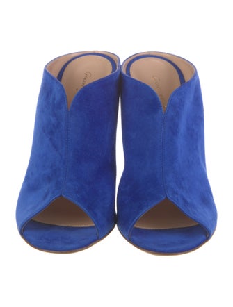 Gianvito Rossi Suede Slides