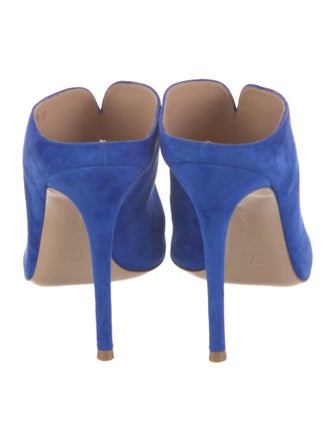 Gianvito Rossi Suede Slides