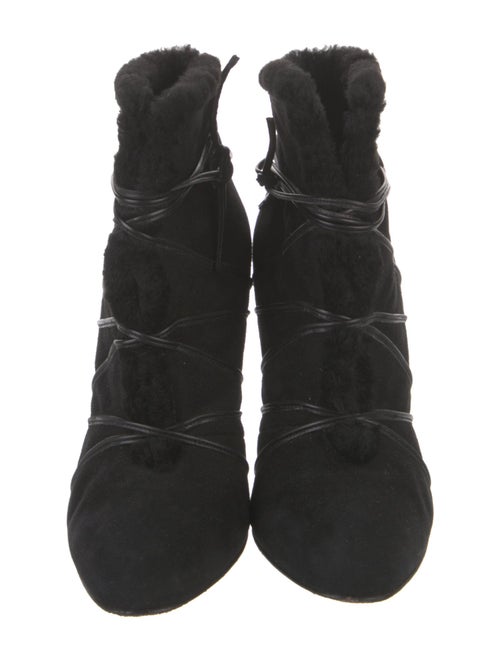 Gianvito Rossi Suede Lace-Up Boots