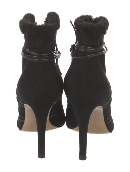 Gianvito Rossi Suede Lace-Up Boots