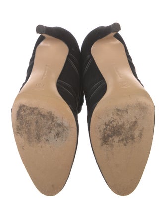 Gianvito Rossi Suede Lace-Up Boots