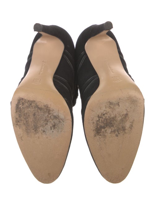 Gianvito Rossi Suede Lace-Up Boots