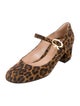 Gianvito Rossi Ponyhair Animal Print Pumps
