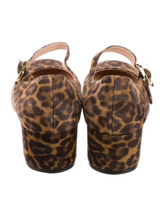 Gianvito Rossi Ponyhair Animal Print Pumps