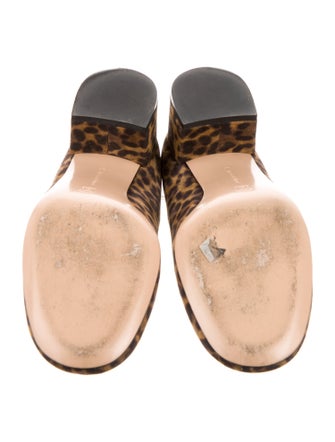 Gianvito Rossi Ponyhair Animal Print Pumps