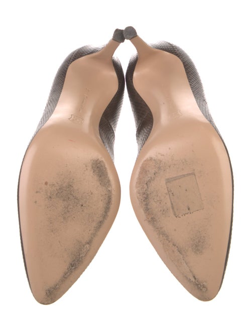 Gianvito Rossi Embossed Leather Pumps