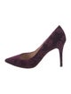Gianvito Rossi Velvet Printed Pumps