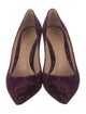 Gianvito Rossi Velvet Printed Pumps
