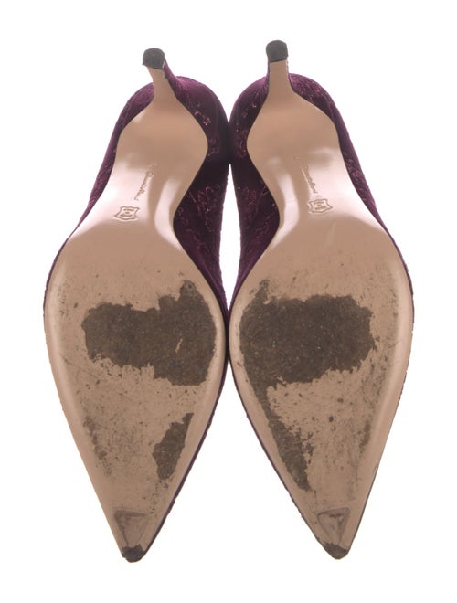 Gianvito Rossi Velvet Printed Pumps
