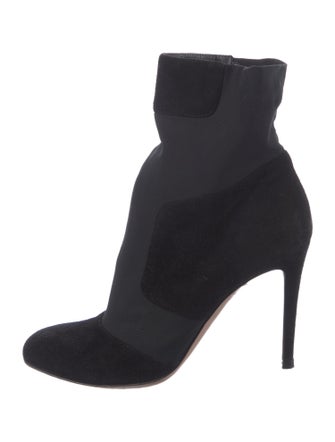 Gianvito Rossi Suede Sock Boots