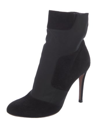 Gianvito Rossi Suede Sock Boots