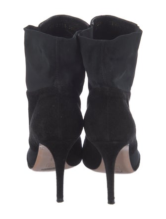 Gianvito Rossi Suede Sock Boots