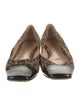 Gianvito Rossi Suede Animal Print Flats