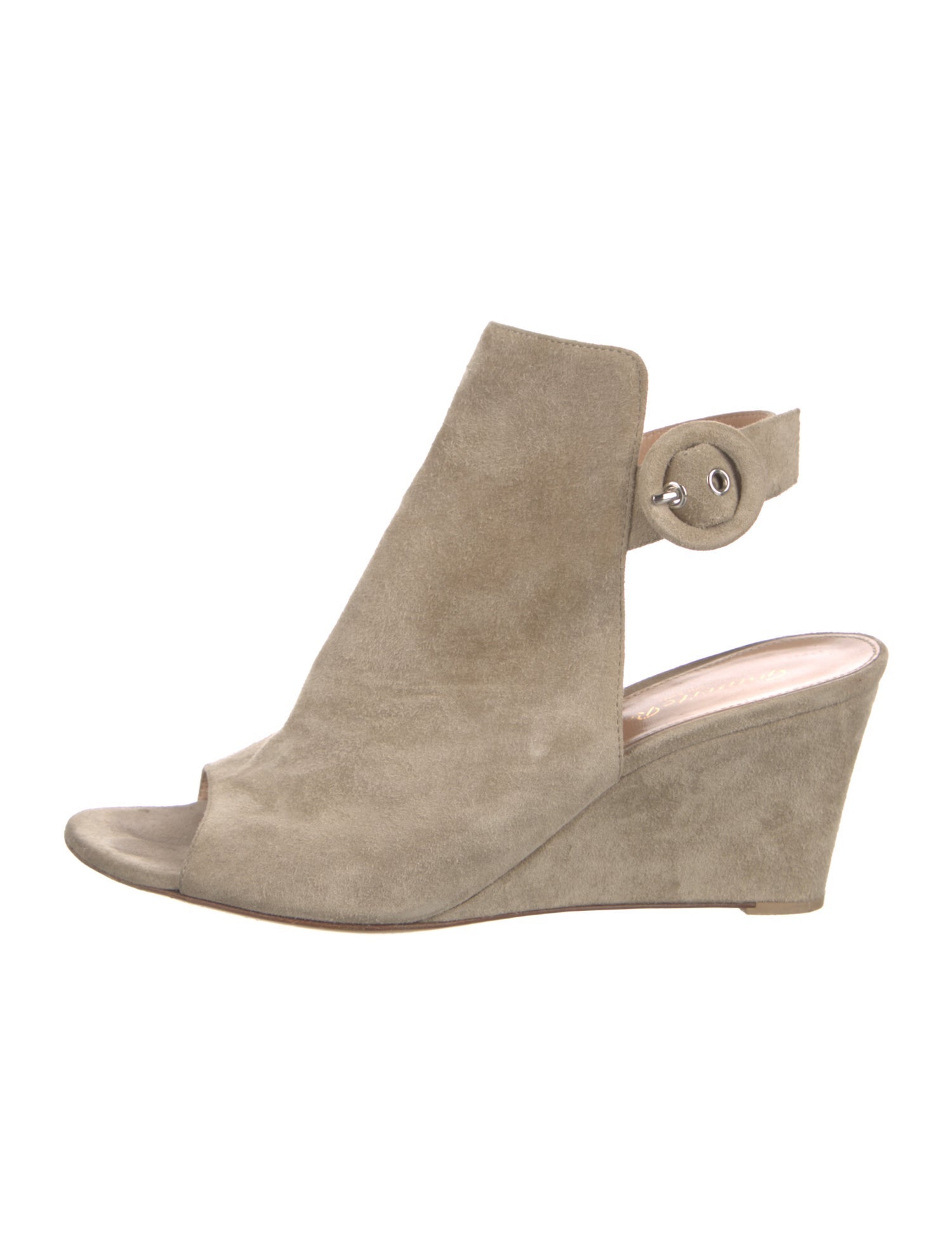 Gianvito Rossi Suede Slingback Sandals