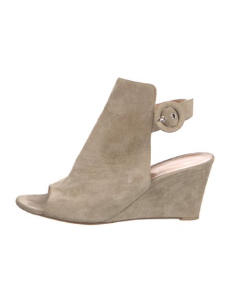 Gianvito Rossi Suede Slingback Sandals