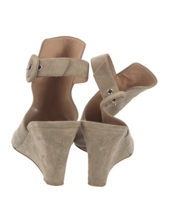 Gianvito Rossi Suede Slingback Sandals