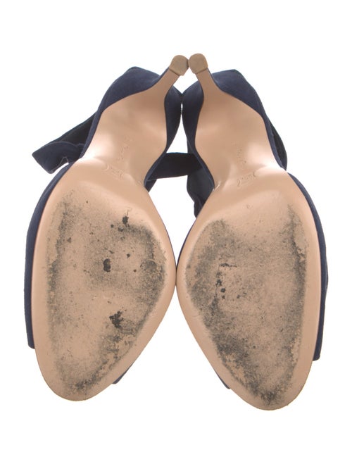 Gianvito Rossi Suede Slingback Sandals