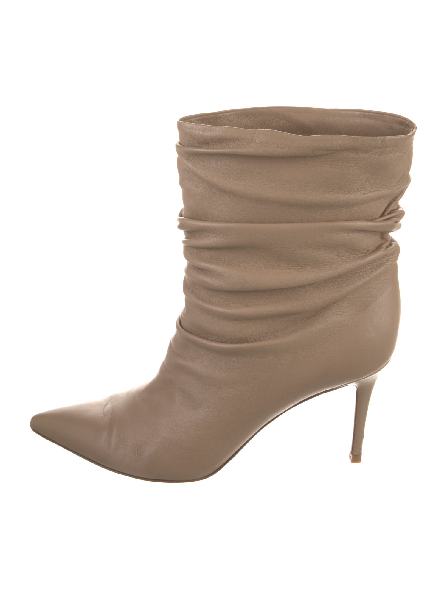 Gianvito Rossi Leather Slouch Boots