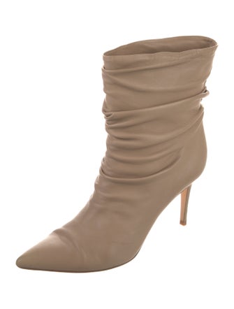 Gianvito Rossi Leather Slouch Boots