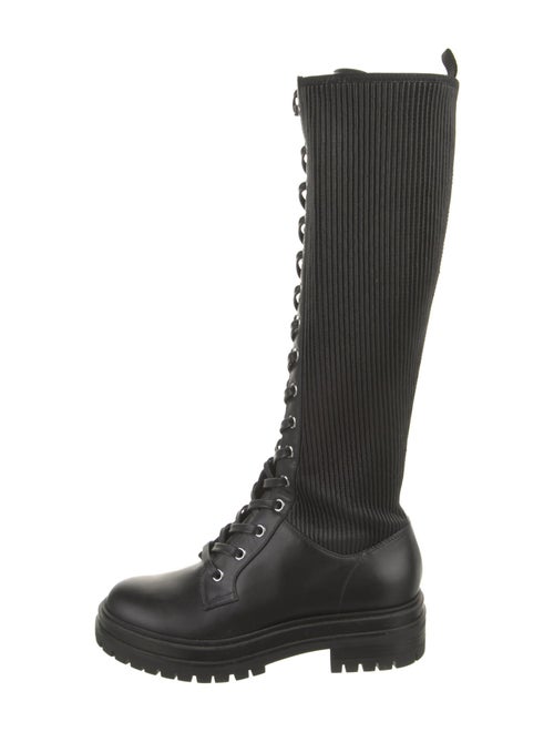 Gianvito Rossi Leather Combat Boots