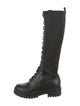 Gianvito Rossi Leather Combat Boots