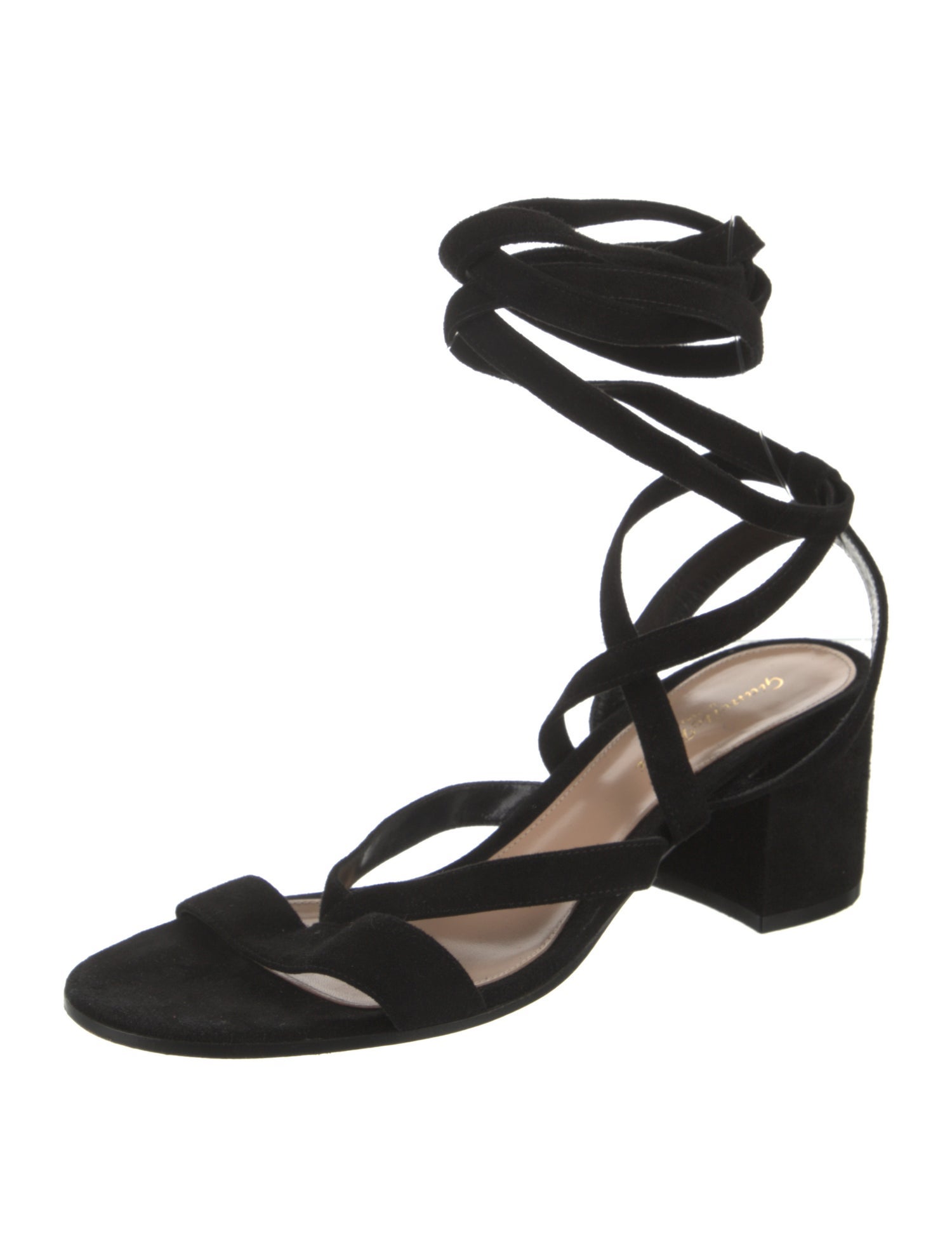 Gianvito Rossi Suede Gladiator Sandals