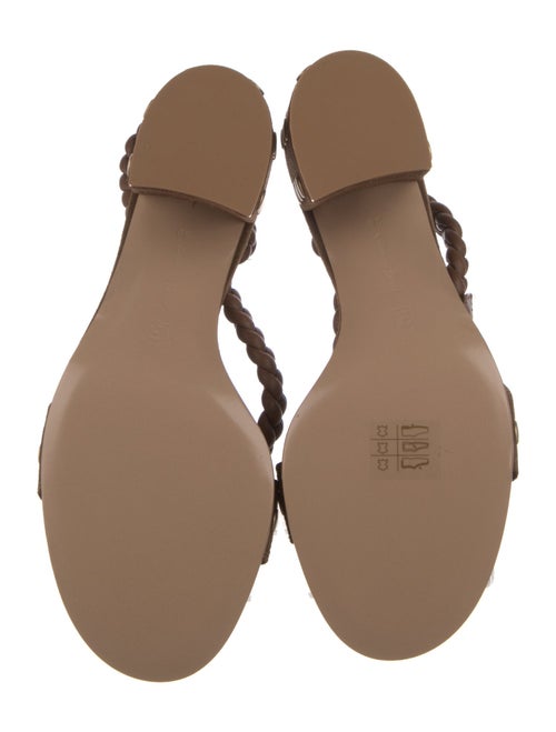 Gianvito Rossi Suede Studded Accents Sandals