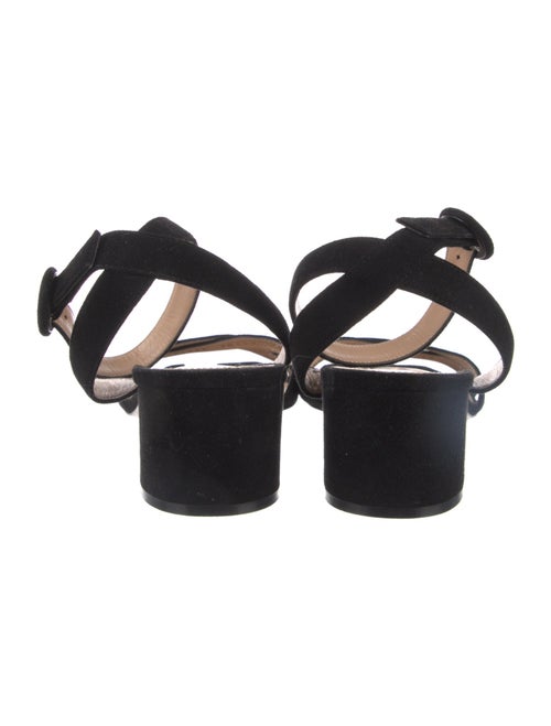 Gianvito Rossi Suede Slingback Flats