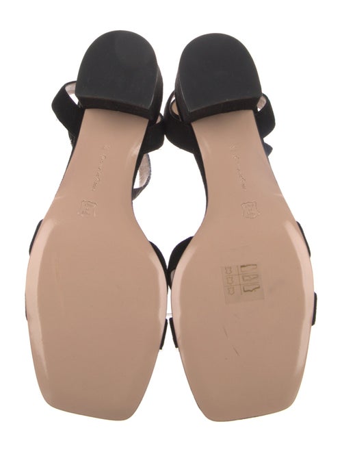 Gianvito Rossi Suede Slingback Flats