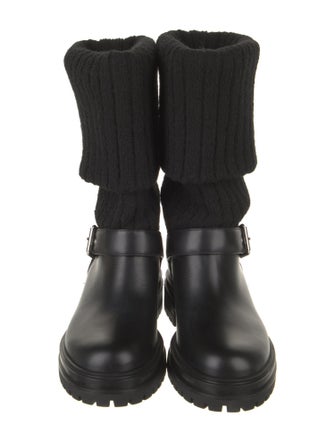 Gianvito Rossi Leather Moto Boots