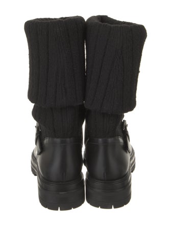 Gianvito Rossi Leather Moto Boots