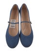 Gianvito Rossi Denim Mary Jane Flats