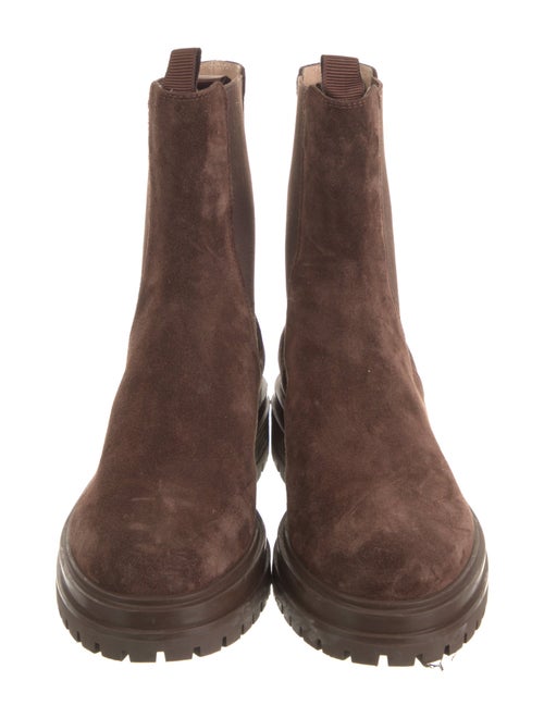 Gianvito Rossi Suede Chelsea Boots
