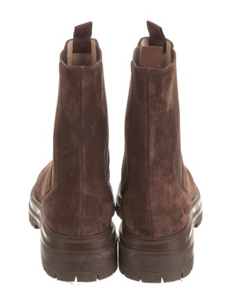 Gianvito Rossi Suede Chelsea Boots